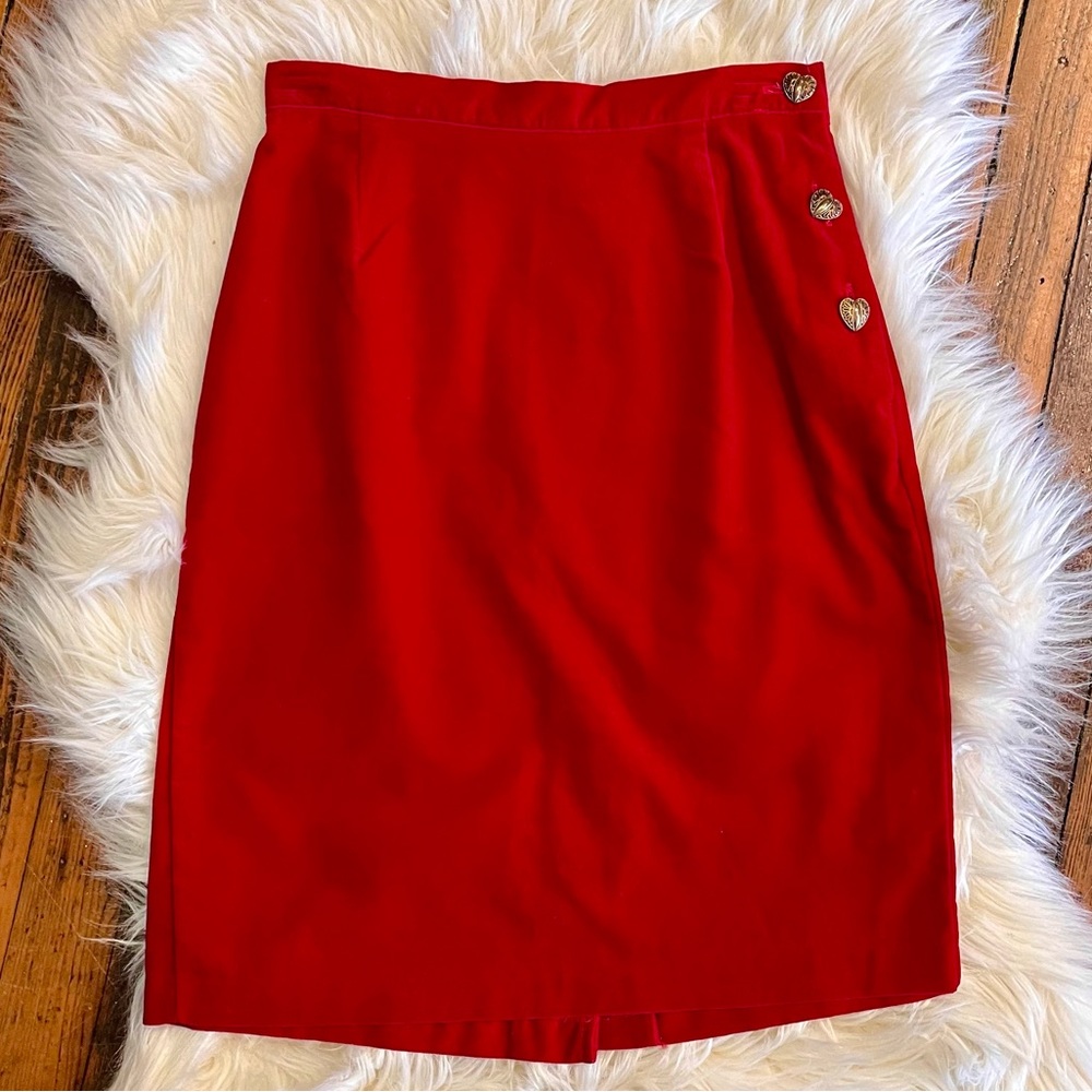 Vintage Avon Velvet Heart Skirt